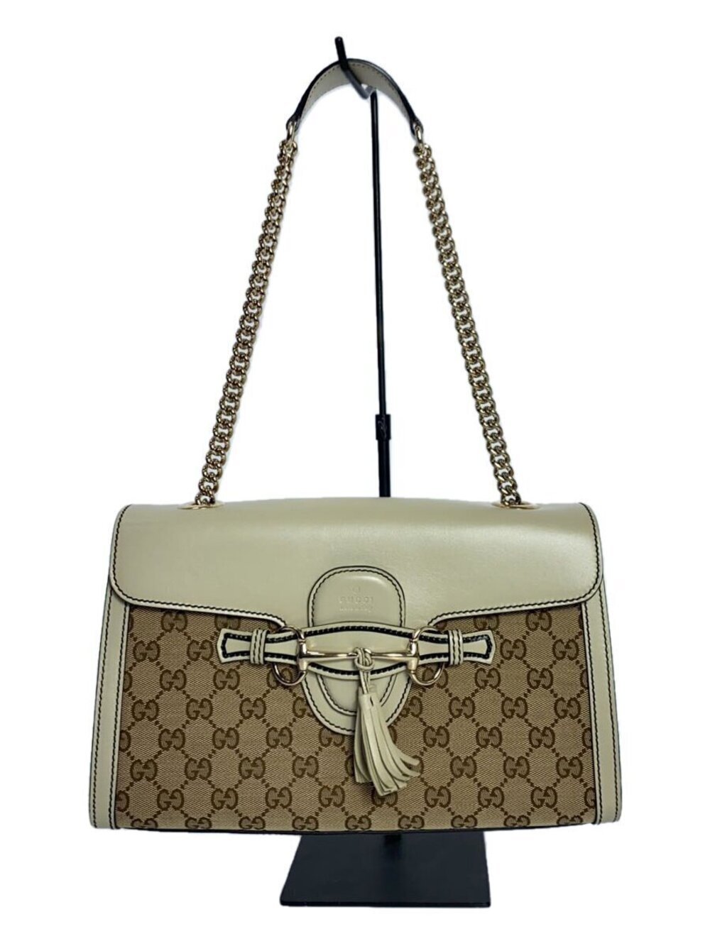 Gucci Emily Chain Flap Bag shoulder bag GG canvas leather